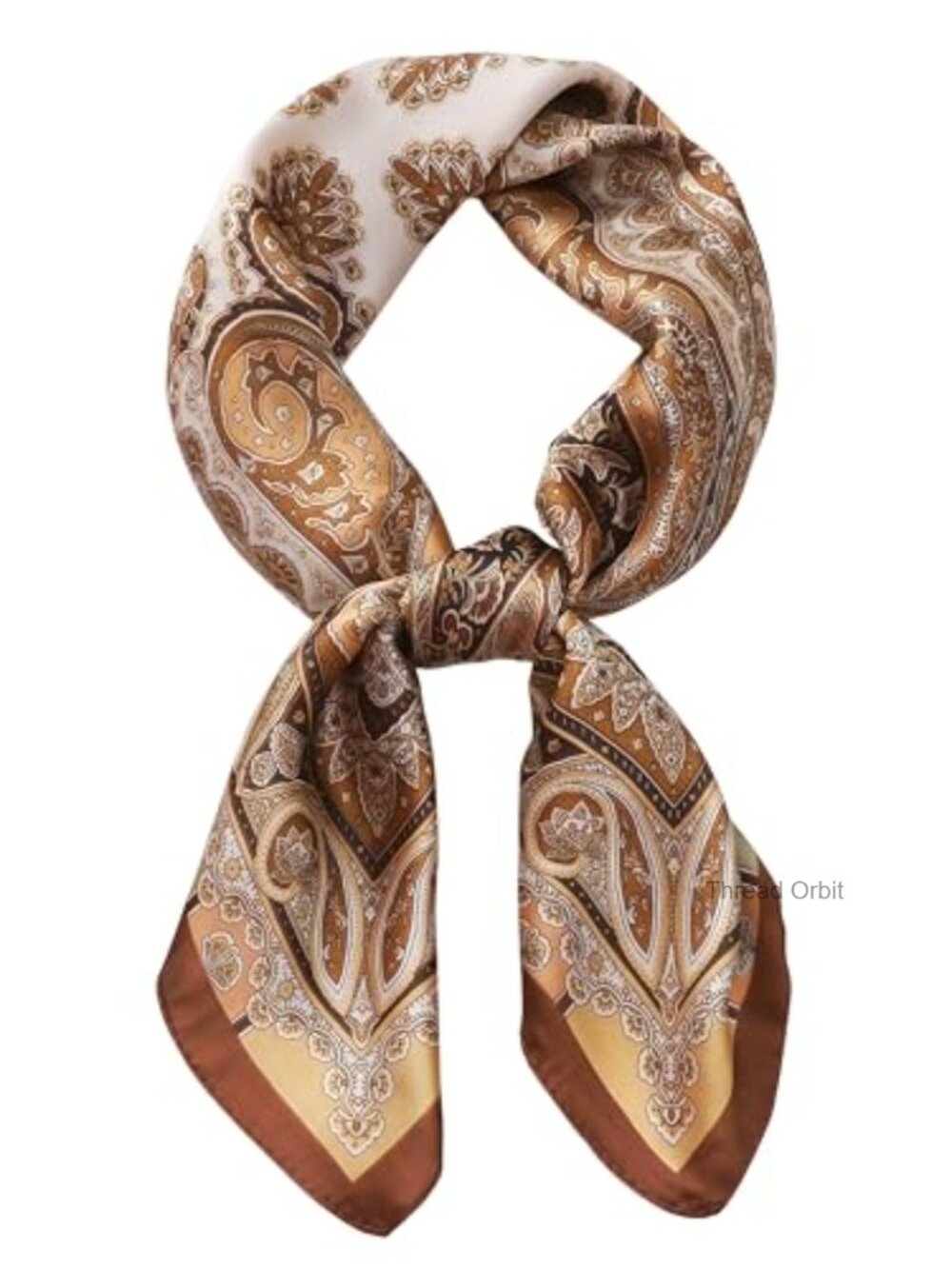 Faux Silk Satin Square Scarf 27.5" Headscarf Neck Wrap Bandana
